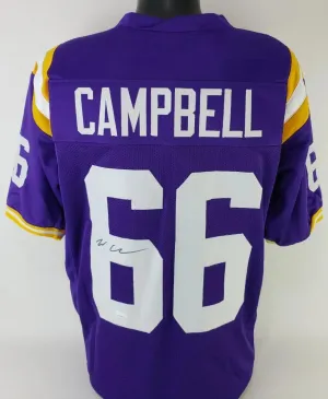 Will Campbell Signed LSU Tigers Jersey (JSA COA) 2025 1st Round Pick #4 Overall