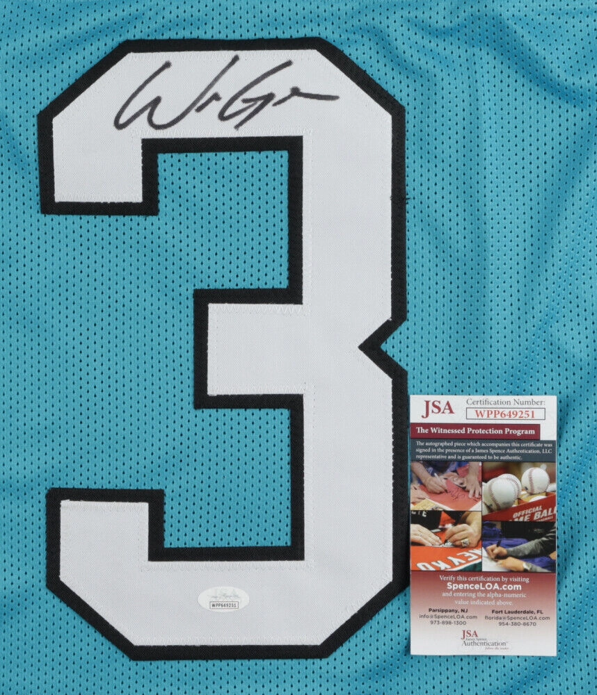 Will Grier Signed Carolina Panthers Jersey (JSA COA) Ex West Virginia QB