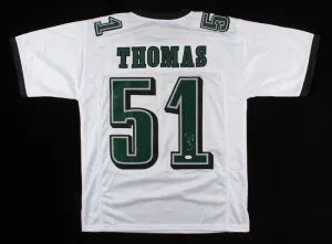 William Thomas Signed Eagles Jersey (JSA COA) Philadelphia 2xPro Bowl Linebacker