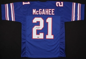 Willis McGahee Signed Buffalo Bills Jersey (RSA COA) 2Pro Bowl (2007,2011) RB