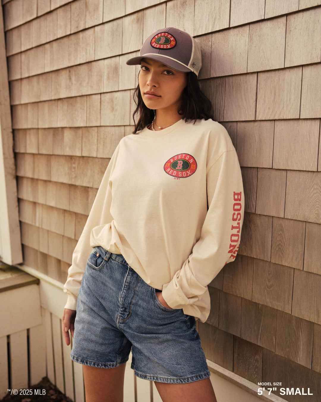 WISCONSIN BADGERS TIDE SWEEP '47 MONTAUK FOUNDATION LONG SLEEVE TEE