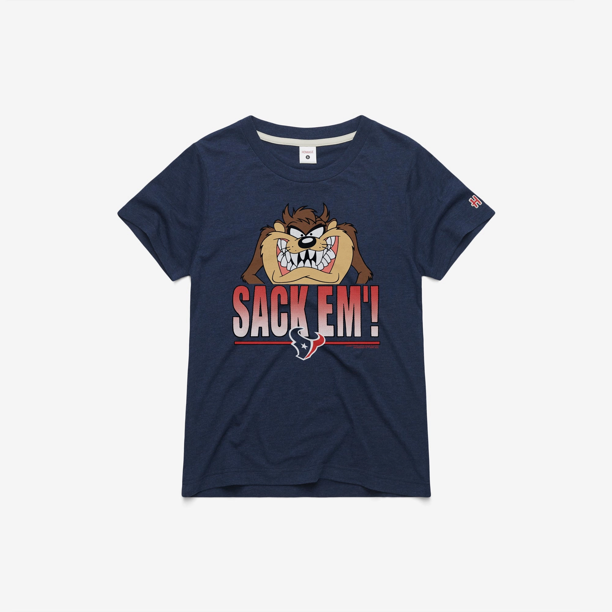 Women's Looney Tunes Taz Sack Em' x Houston Texans