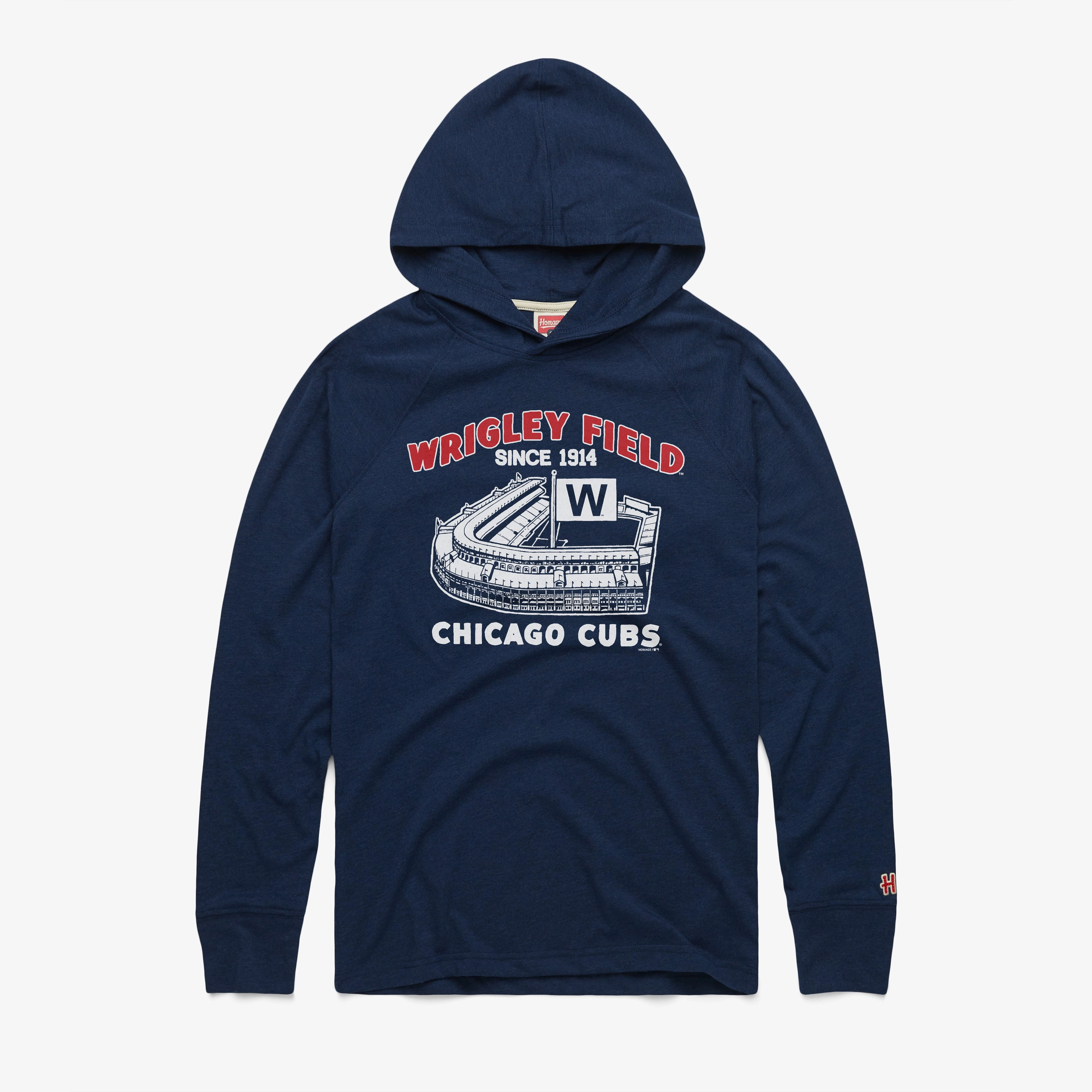 Wrigley Field Chicago Cubs Lightweight Hoodie