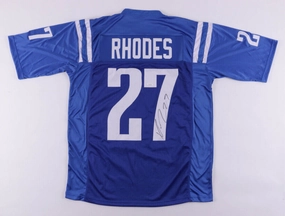Xavier Rhodes Signed Indianapolis Colts Jersey (JSA COA) 3Pro Bowl D.B.
